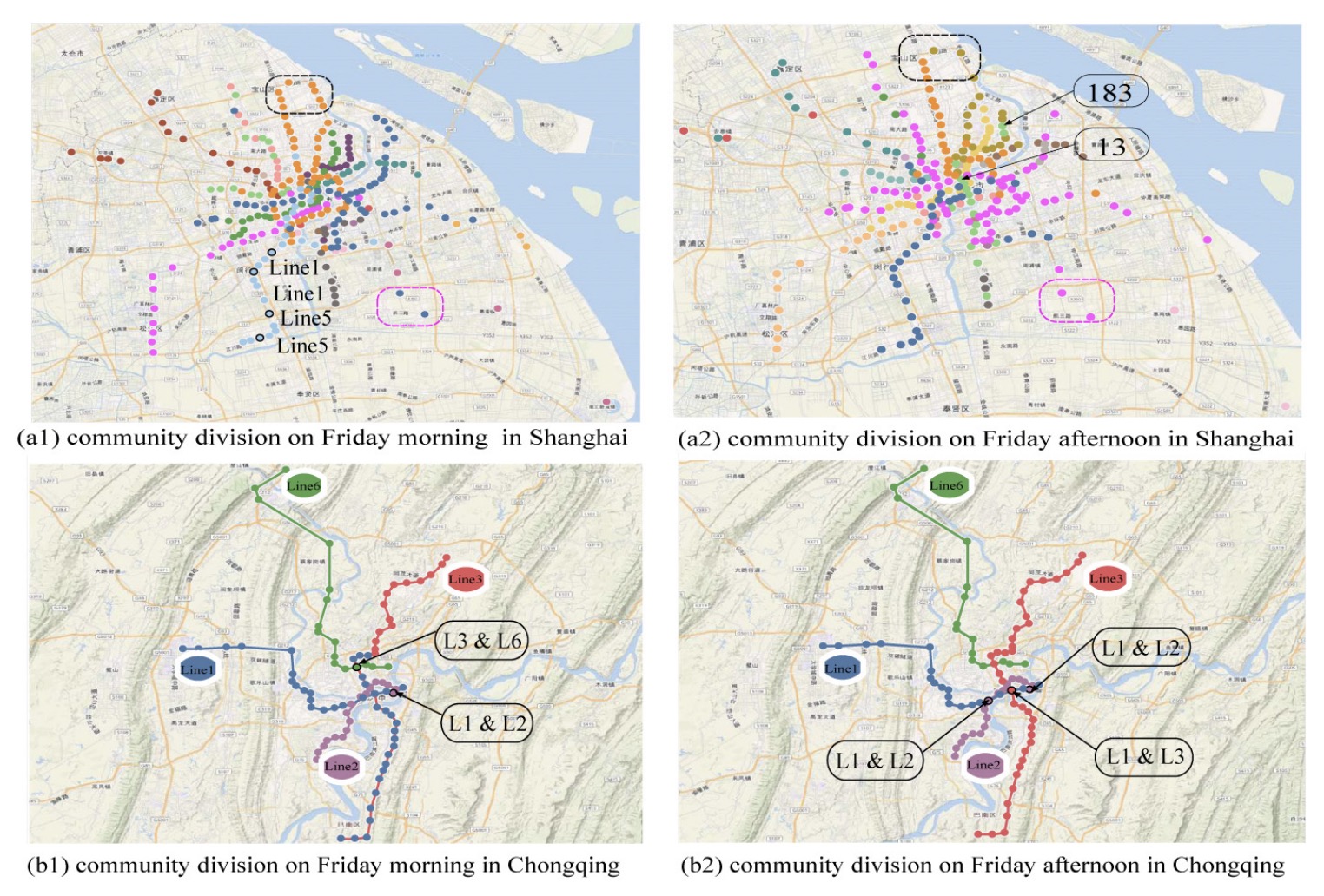 Assessing temporal–spatial characteristics of urban travel behaviors from multiday smart-card data